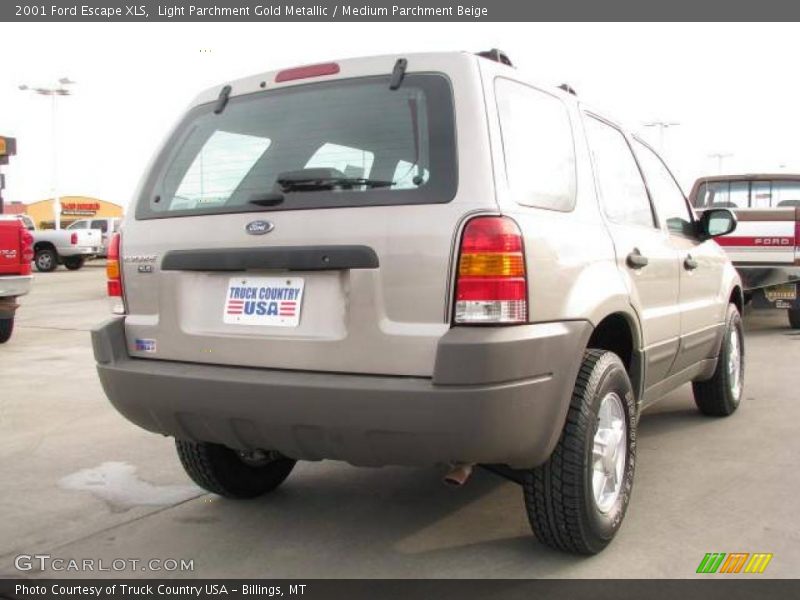 Light Parchment Gold Metallic / Medium Parchment Beige 2001 Ford Escape XLS