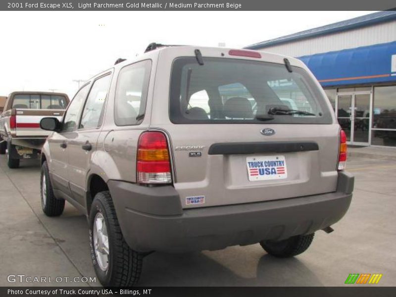 Light Parchment Gold Metallic / Medium Parchment Beige 2001 Ford Escape XLS