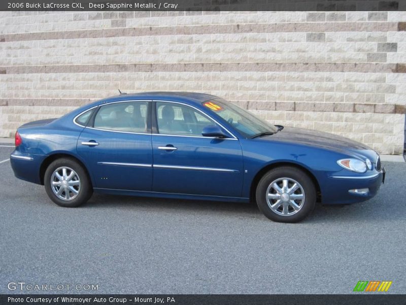 Deep Sapphire Metallic / Gray 2006 Buick LaCrosse CXL
