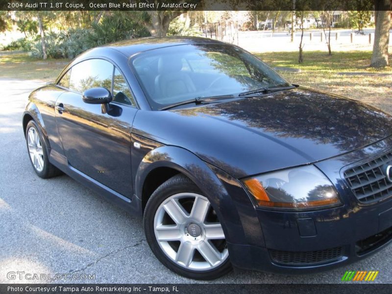 Ocean Blue Pearl Effect / Aviator Grey 2004 Audi TT 1.8T Coupe