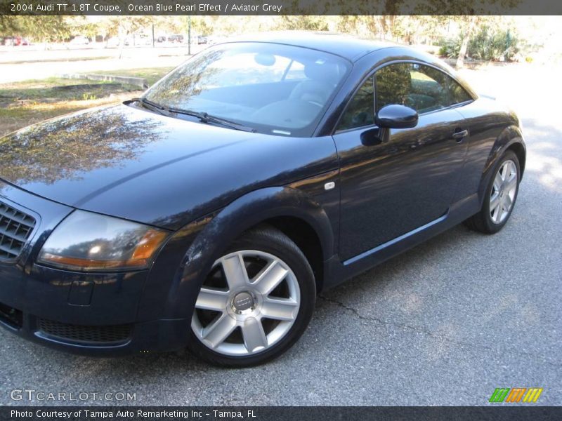 Ocean Blue Pearl Effect / Aviator Grey 2004 Audi TT 1.8T Coupe