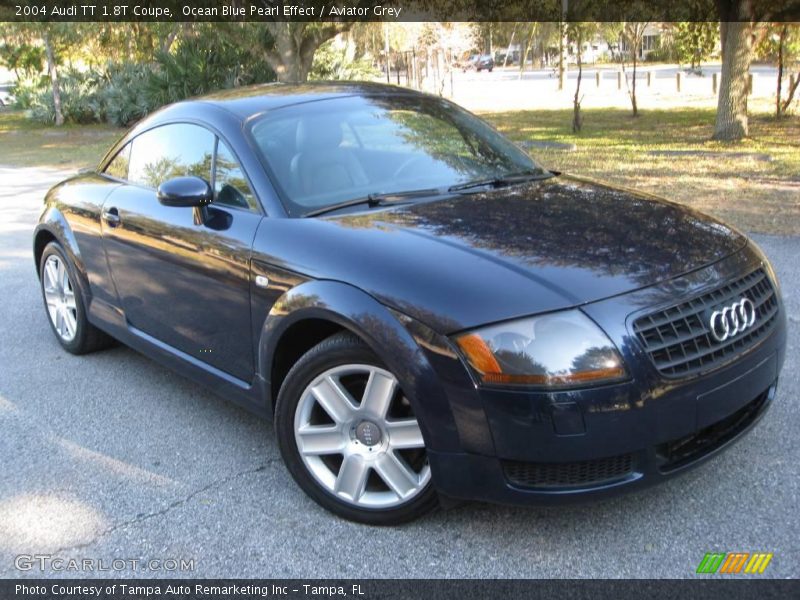 Ocean Blue Pearl Effect / Aviator Grey 2004 Audi TT 1.8T Coupe