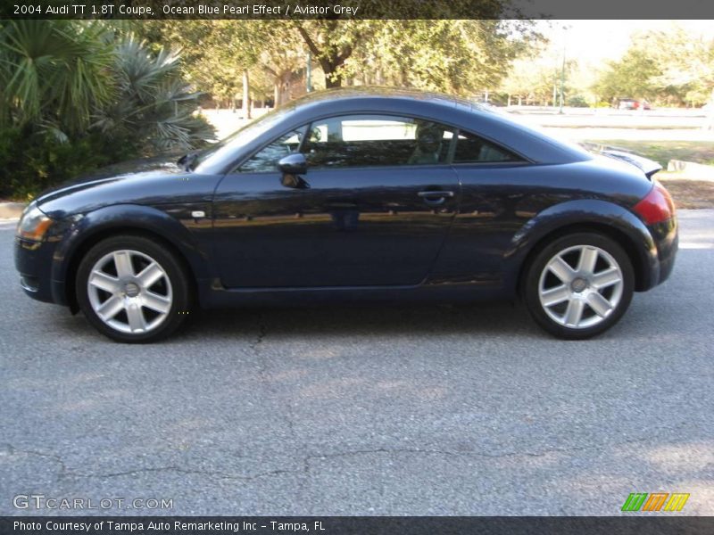 Ocean Blue Pearl Effect / Aviator Grey 2004 Audi TT 1.8T Coupe