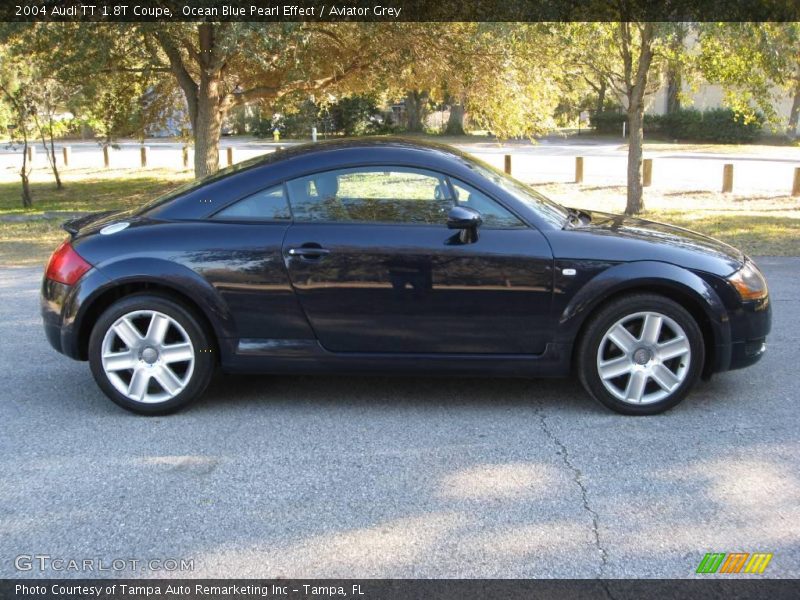 Ocean Blue Pearl Effect / Aviator Grey 2004 Audi TT 1.8T Coupe