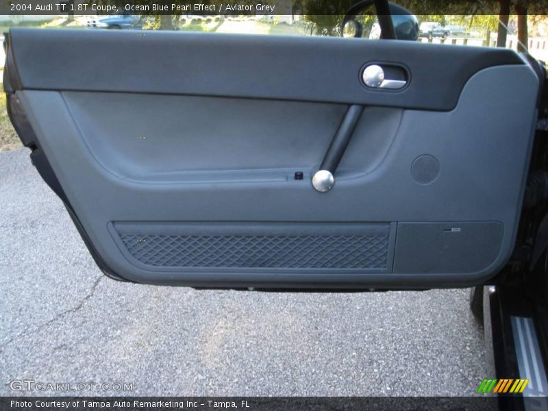 Ocean Blue Pearl Effect / Aviator Grey 2004 Audi TT 1.8T Coupe