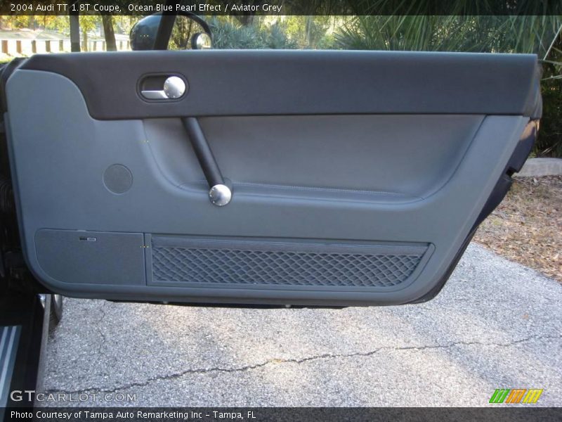 Ocean Blue Pearl Effect / Aviator Grey 2004 Audi TT 1.8T Coupe