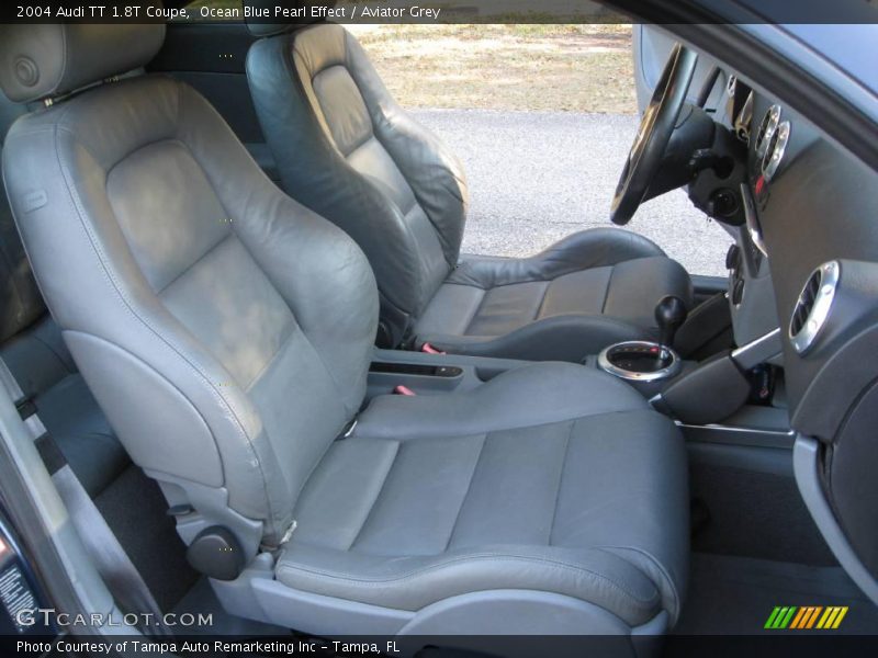 Ocean Blue Pearl Effect / Aviator Grey 2004 Audi TT 1.8T Coupe