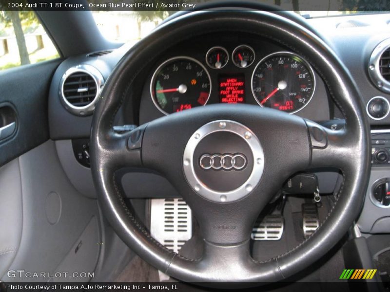 Ocean Blue Pearl Effect / Aviator Grey 2004 Audi TT 1.8T Coupe