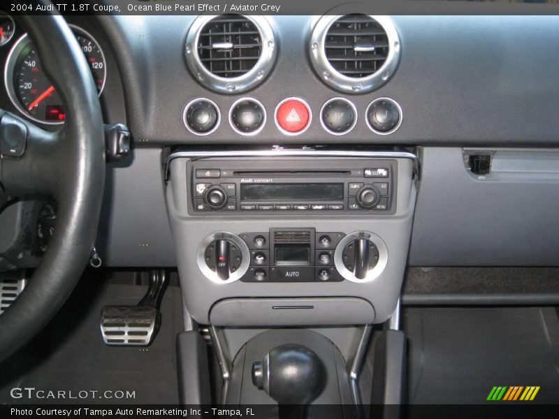 Ocean Blue Pearl Effect / Aviator Grey 2004 Audi TT 1.8T Coupe