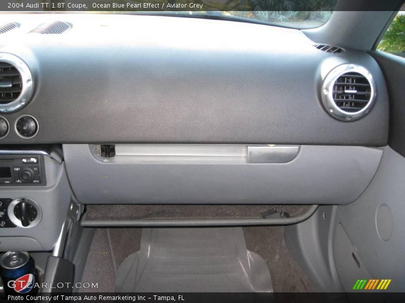 Ocean Blue Pearl Effect / Aviator Grey 2004 Audi TT 1.8T Coupe