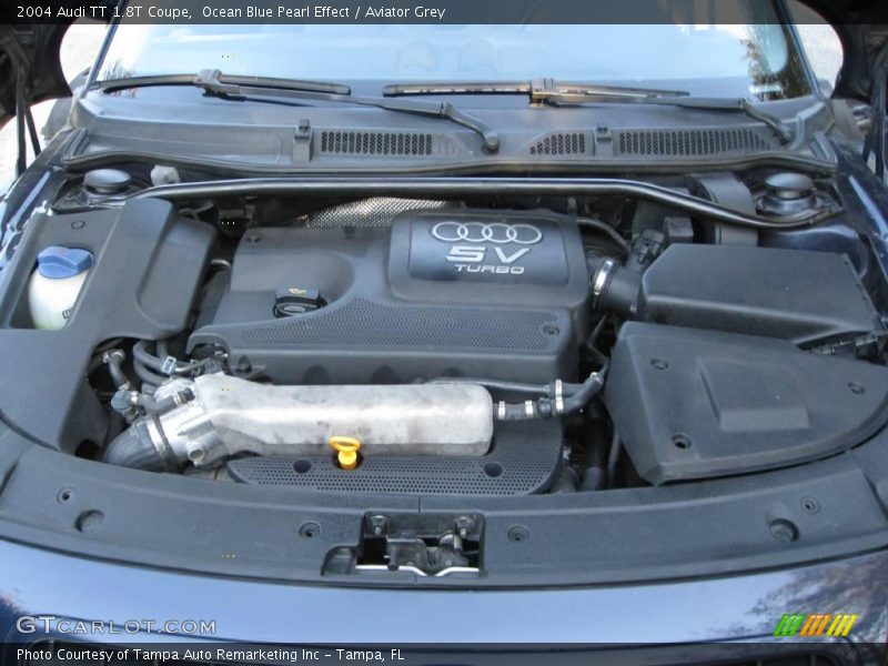Ocean Blue Pearl Effect / Aviator Grey 2004 Audi TT 1.8T Coupe