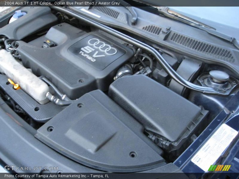 Ocean Blue Pearl Effect / Aviator Grey 2004 Audi TT 1.8T Coupe
