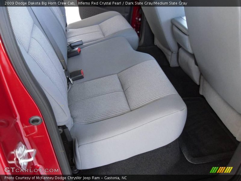 Inferno Red Crystal Pearl / Dark Slate Gray/Medium Slate Gray 2009 Dodge Dakota Big Horn Crew Cab