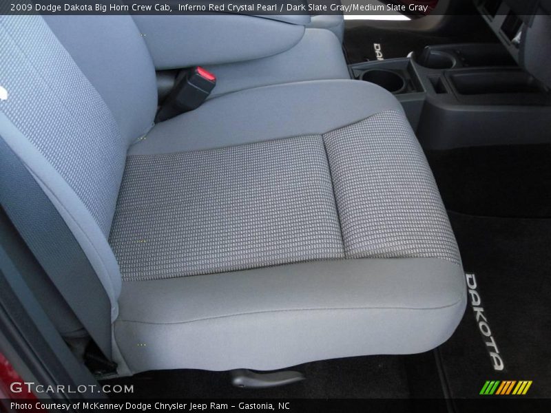 Inferno Red Crystal Pearl / Dark Slate Gray/Medium Slate Gray 2009 Dodge Dakota Big Horn Crew Cab