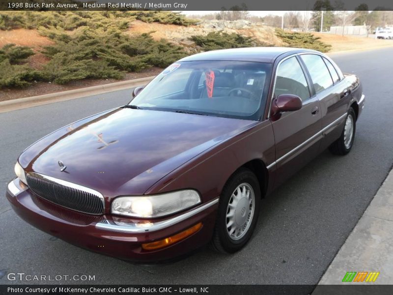 Medium Red Metallic / Medium Gray 1998 Buick Park Avenue