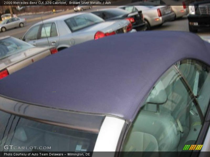Brilliant Silver Metallic / Ash 2000 Mercedes-Benz CLK 320 Cabriolet