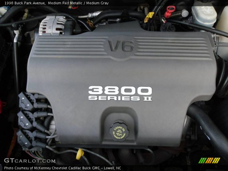 Medium Red Metallic / Medium Gray 1998 Buick Park Avenue