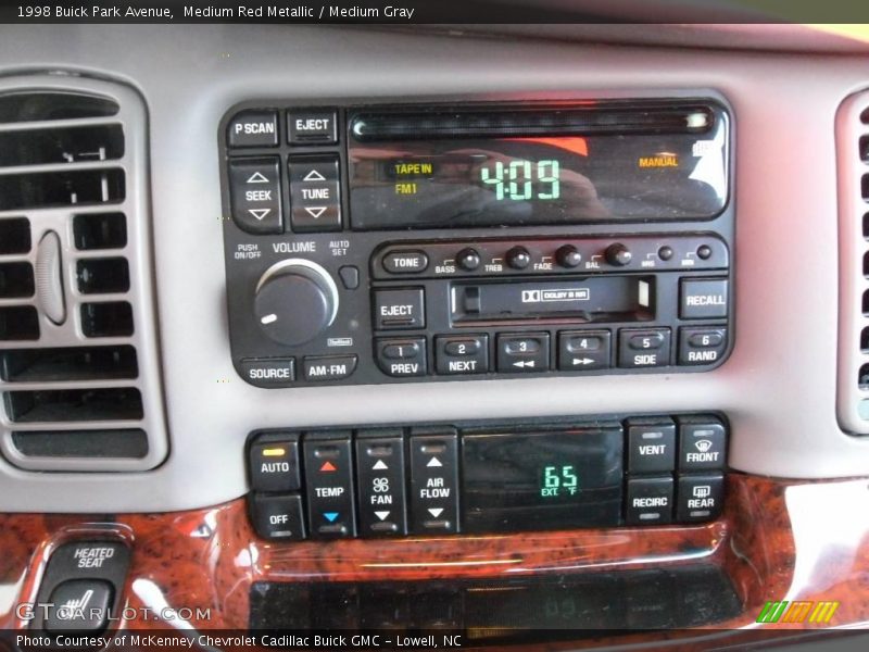 Medium Red Metallic / Medium Gray 1998 Buick Park Avenue