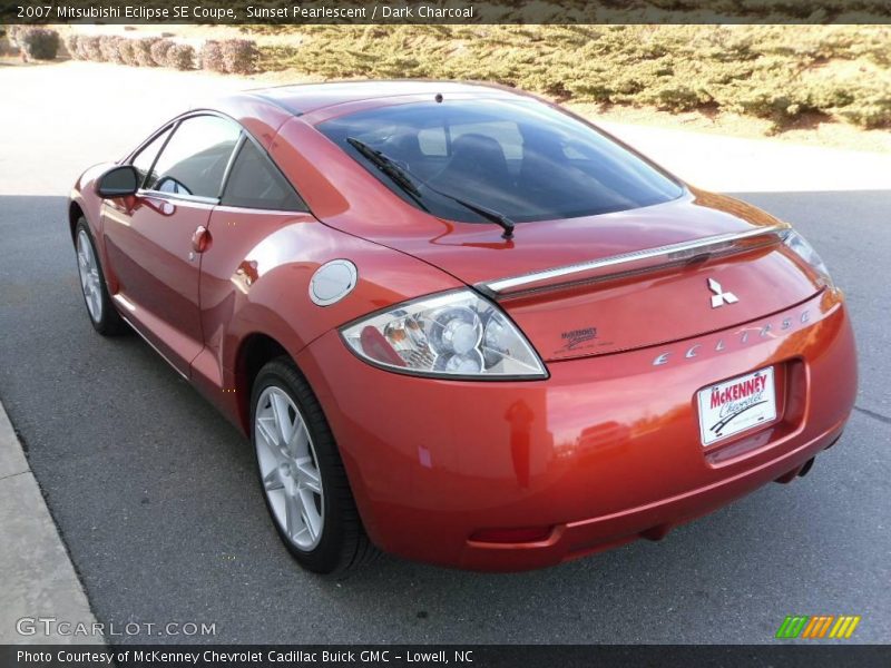 Sunset Pearlescent / Dark Charcoal 2007 Mitsubishi Eclipse SE Coupe