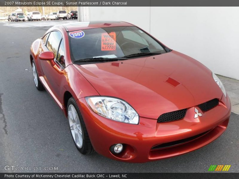 Sunset Pearlescent / Dark Charcoal 2007 Mitsubishi Eclipse SE Coupe