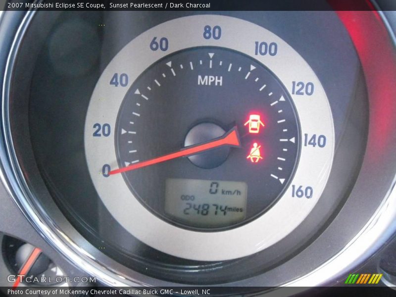 Sunset Pearlescent / Dark Charcoal 2007 Mitsubishi Eclipse SE Coupe