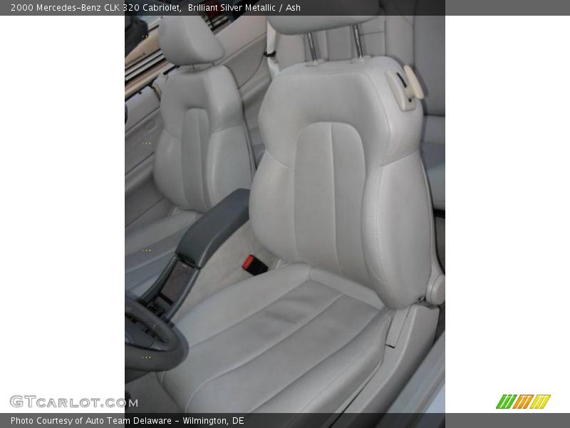 Brilliant Silver Metallic / Ash 2000 Mercedes-Benz CLK 320 Cabriolet