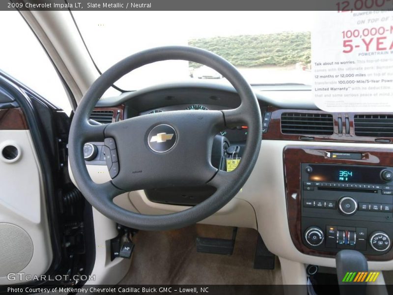 Slate Metallic / Neutral 2009 Chevrolet Impala LT