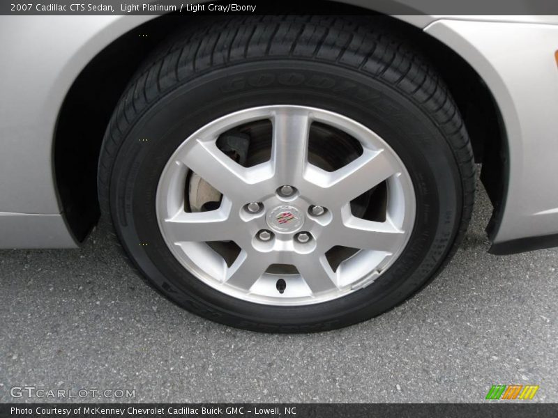 Light Platinum / Light Gray/Ebony 2007 Cadillac CTS Sedan