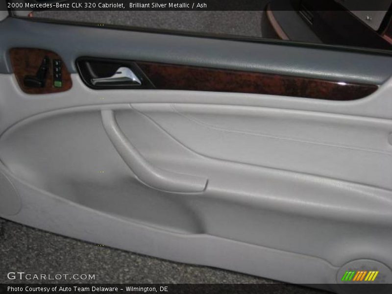 Brilliant Silver Metallic / Ash 2000 Mercedes-Benz CLK 320 Cabriolet