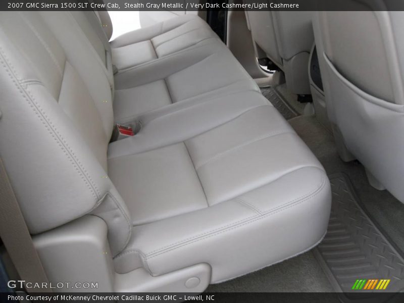 Stealth Gray Metallic / Very Dark Cashmere/Light Cashmere 2007 GMC Sierra 1500 SLT Crew Cab