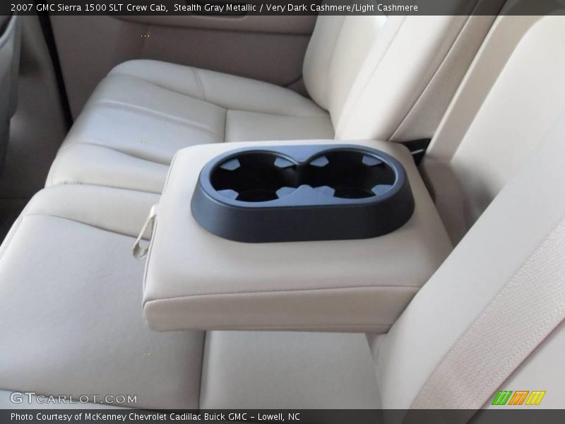 Stealth Gray Metallic / Very Dark Cashmere/Light Cashmere 2007 GMC Sierra 1500 SLT Crew Cab