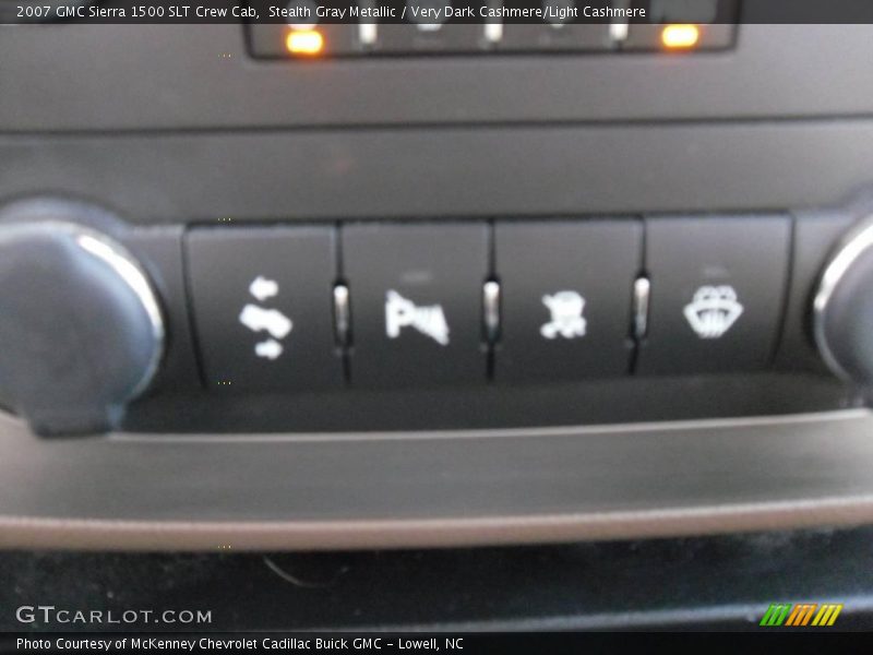 Stealth Gray Metallic / Very Dark Cashmere/Light Cashmere 2007 GMC Sierra 1500 SLT Crew Cab