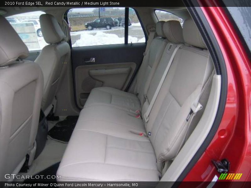 Red Candy Metallic / Medium Light Stone 2010 Ford Edge SEL