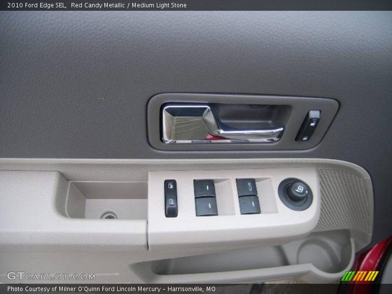 Red Candy Metallic / Medium Light Stone 2010 Ford Edge SEL