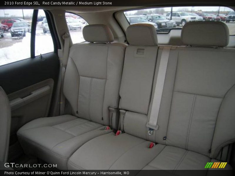 Red Candy Metallic / Medium Light Stone 2010 Ford Edge SEL