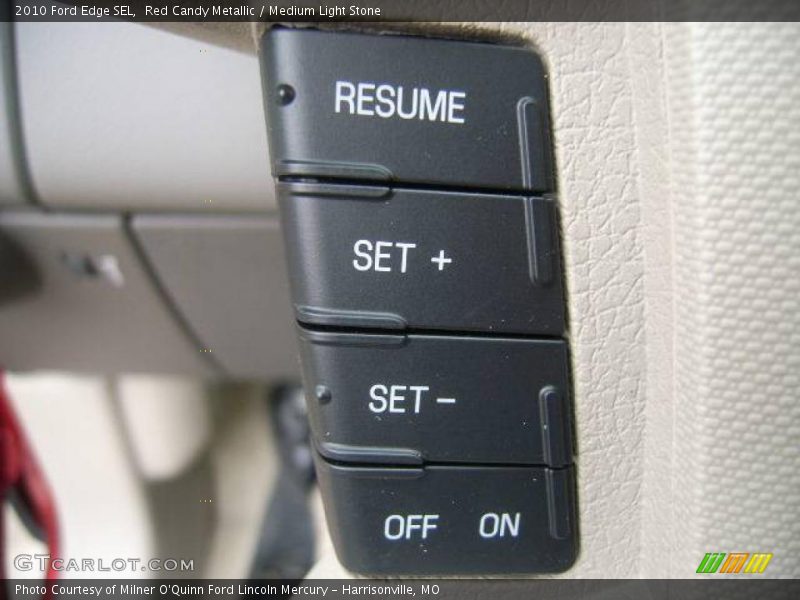 Red Candy Metallic / Medium Light Stone 2010 Ford Edge SEL