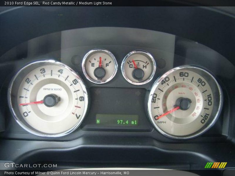 Red Candy Metallic / Medium Light Stone 2010 Ford Edge SEL