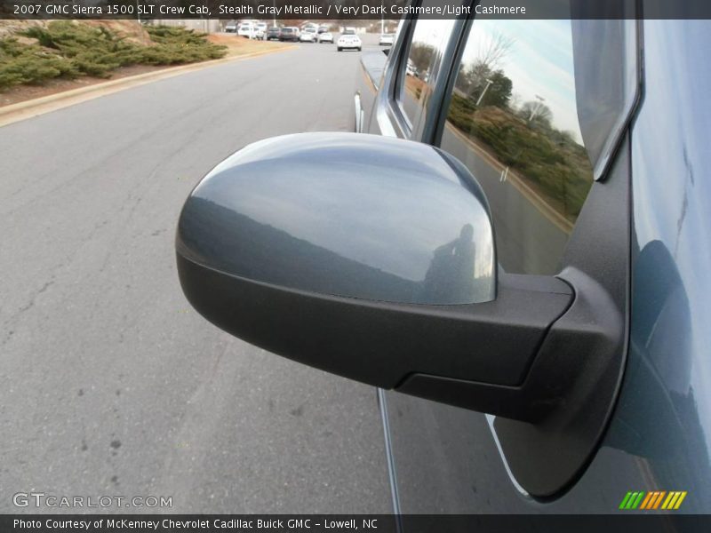 Stealth Gray Metallic / Very Dark Cashmere/Light Cashmere 2007 GMC Sierra 1500 SLT Crew Cab