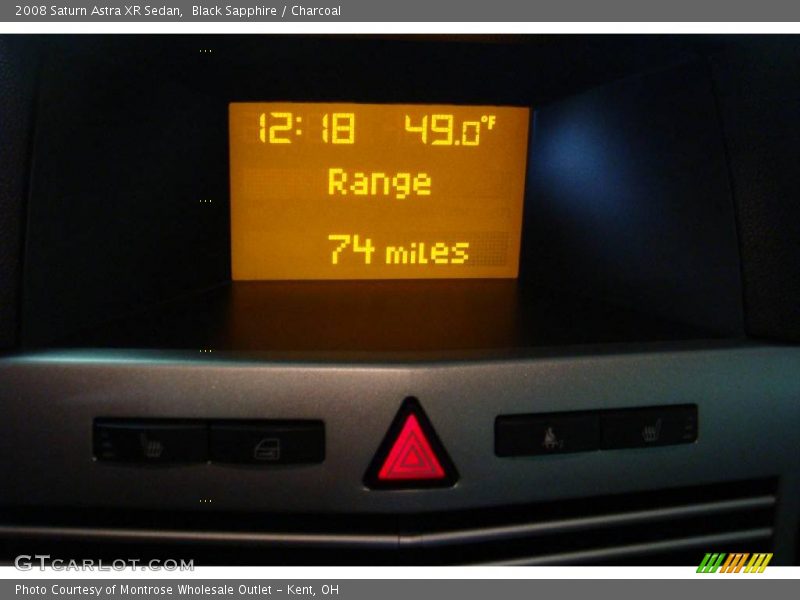Black Sapphire / Charcoal 2008 Saturn Astra XR Sedan