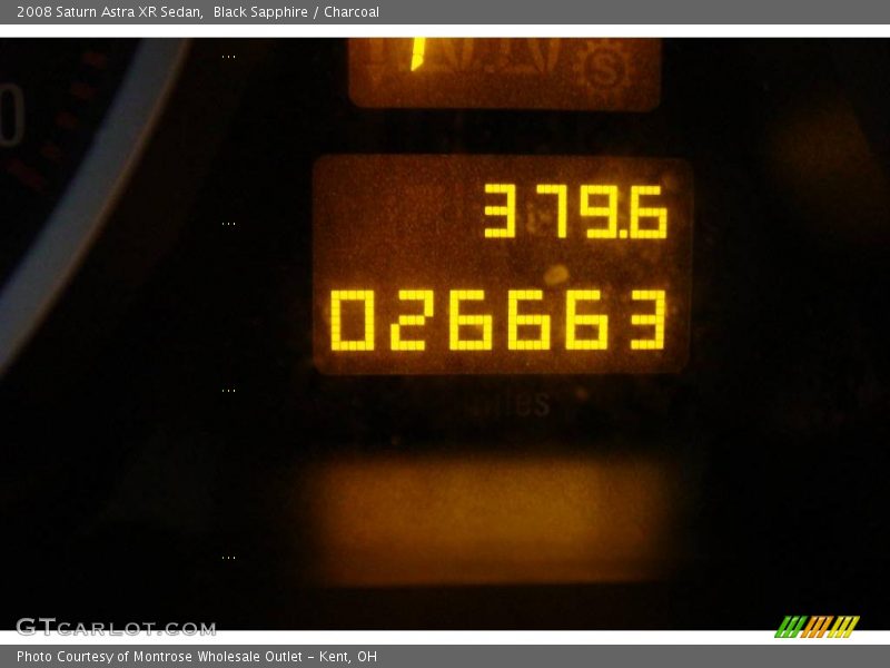 Black Sapphire / Charcoal 2008 Saturn Astra XR Sedan