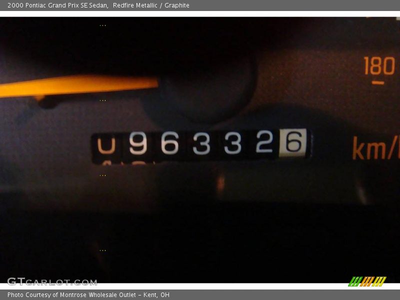 Redfire Metallic / Graphite 2000 Pontiac Grand Prix SE Sedan