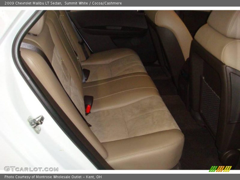 Summit White / Cocoa/Cashmere 2009 Chevrolet Malibu LT Sedan