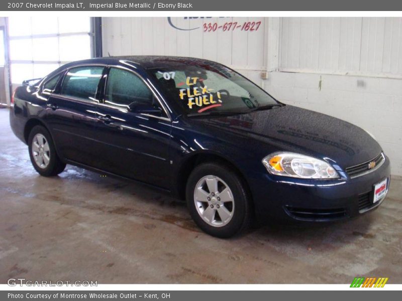 Imperial Blue Metallic / Ebony Black 2007 Chevrolet Impala LT