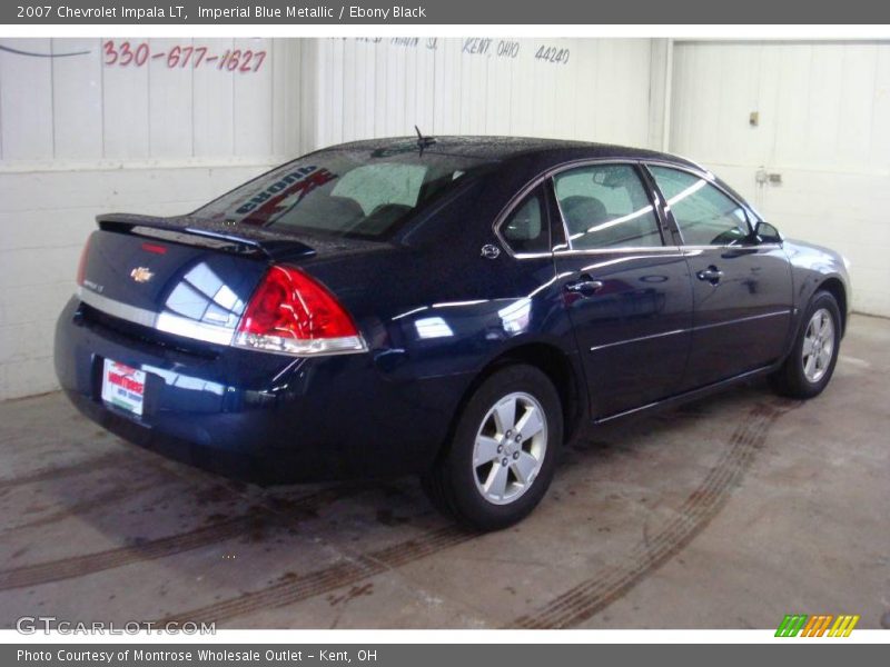 Imperial Blue Metallic / Ebony Black 2007 Chevrolet Impala LT