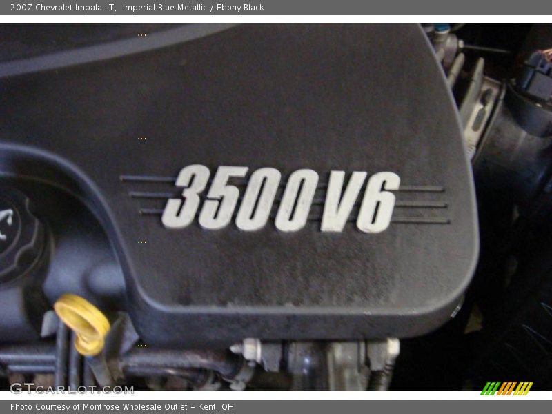 Imperial Blue Metallic / Ebony Black 2007 Chevrolet Impala LT