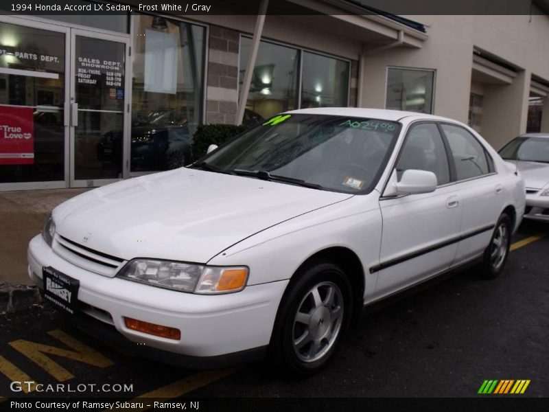 Frost White / Gray 1994 Honda Accord LX Sedan