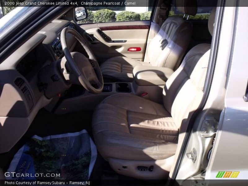 Champagne Pearlcoat / Camel 2000 Jeep Grand Cherokee Limited 4x4