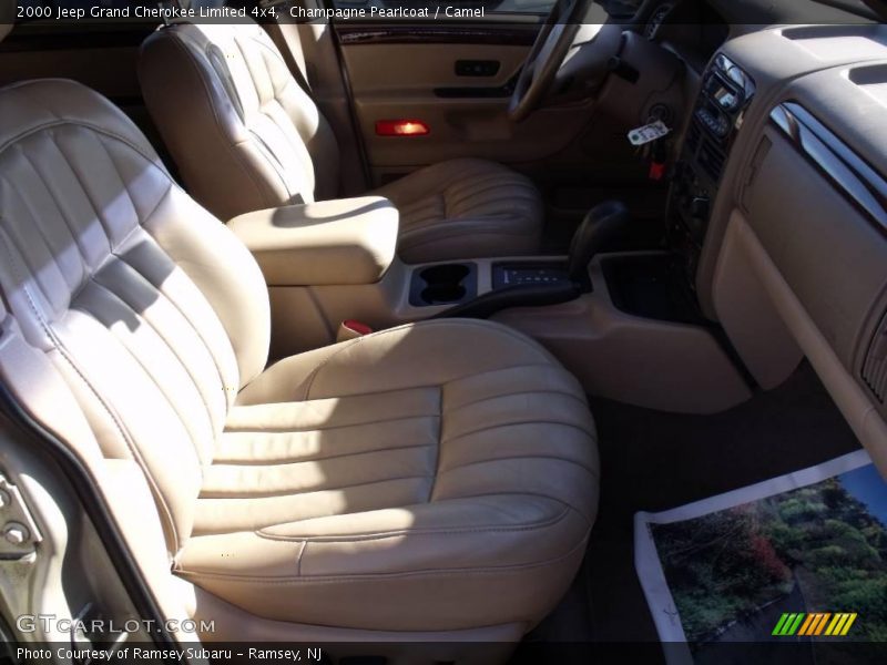 Champagne Pearlcoat / Camel 2000 Jeep Grand Cherokee Limited 4x4