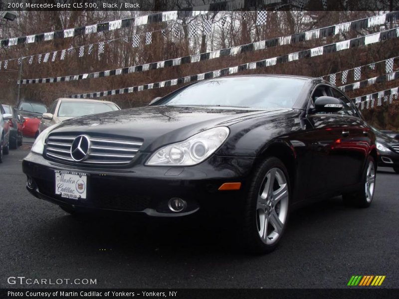 Black / Black 2006 Mercedes-Benz CLS 500