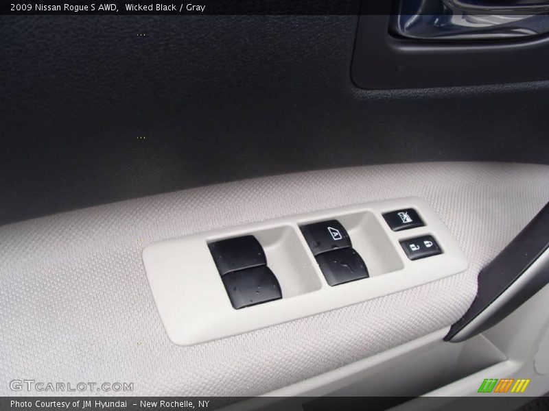Wicked Black / Gray 2009 Nissan Rogue S AWD